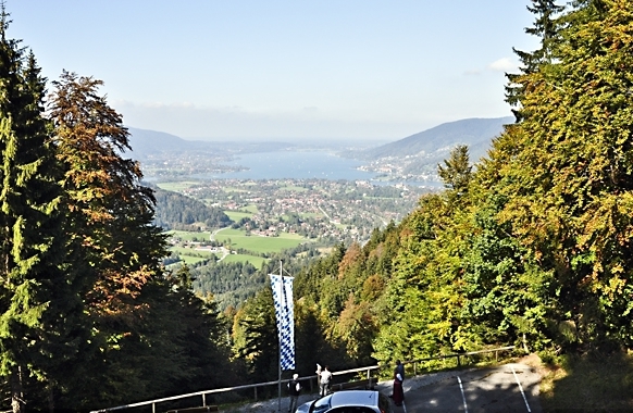 Wallberg-Panoramastrasse in Rottach-Egern am Tegernsee