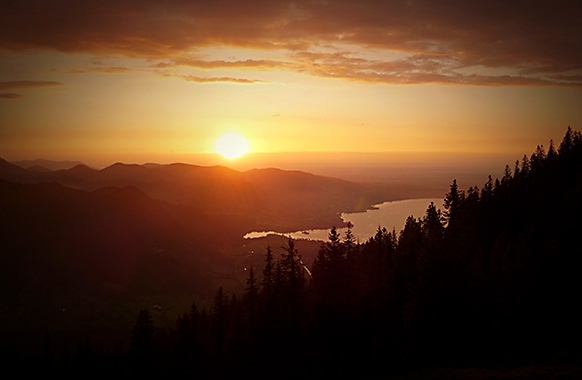 Wallberg-Panoramastrasse in Rottach-Egern am Tegernsee